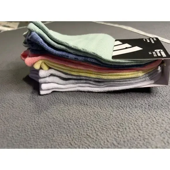 Adidas Superlite ClimaCool No Show Socks 6 Pack Womens 5-10 Athletic NWT - Picture 2 of 3